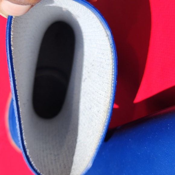 Weather Spirits Toddler Rain Boots Blue and Yellow Size 7 - Picture 5 of 9